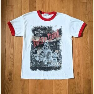 Vintage Disney The Twilight Zone Tower Of Terror Shirt Size M Fantastic Five